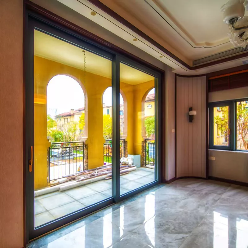 Ușă glisantă pentru balcon, termoizolantă din aluminiu