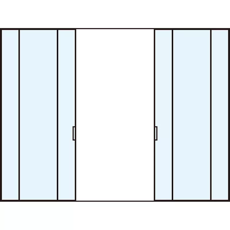 Ușă Glisantă Din Aluminiu Pentru Sala de Studiu